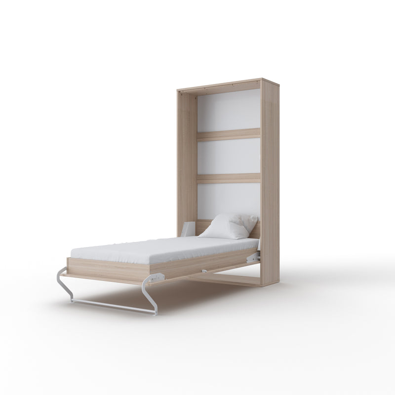 Milano European Twin Size Wall Bed with mattress