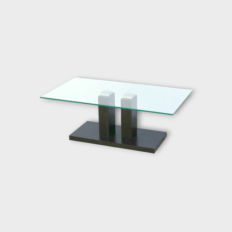 Glass Top Rectangular Coffee Table AVANTI