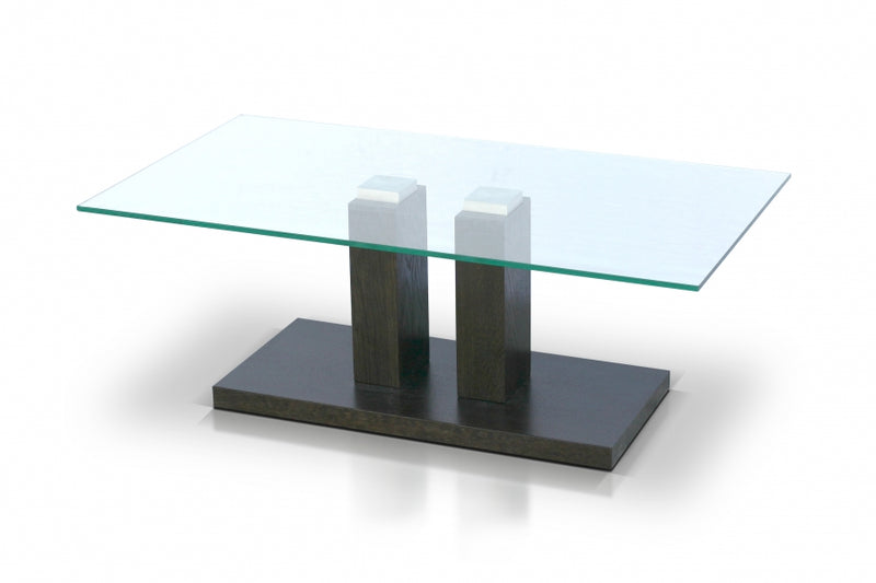 Glass Top Rectangular Coffee Table AVANTI