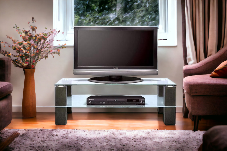 TV Stand DUO with solid wood legs
