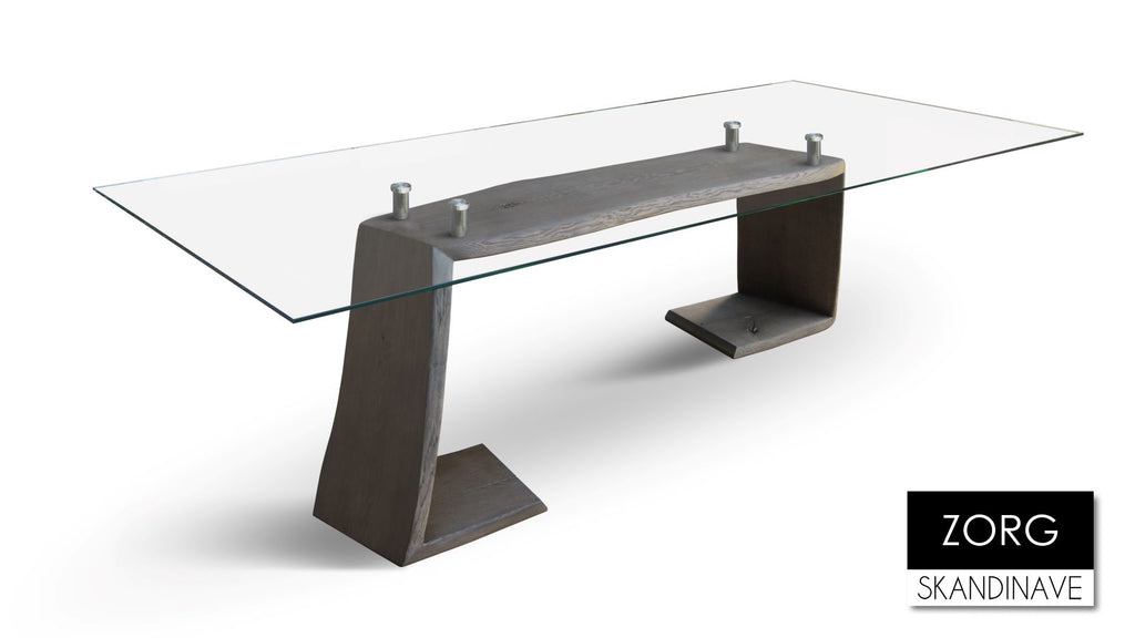 GOR Glass Top Dining Table