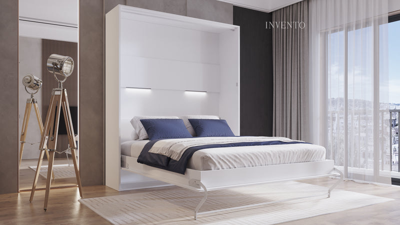 INVENTO CLASSIC Queen size Murphy bed with LED