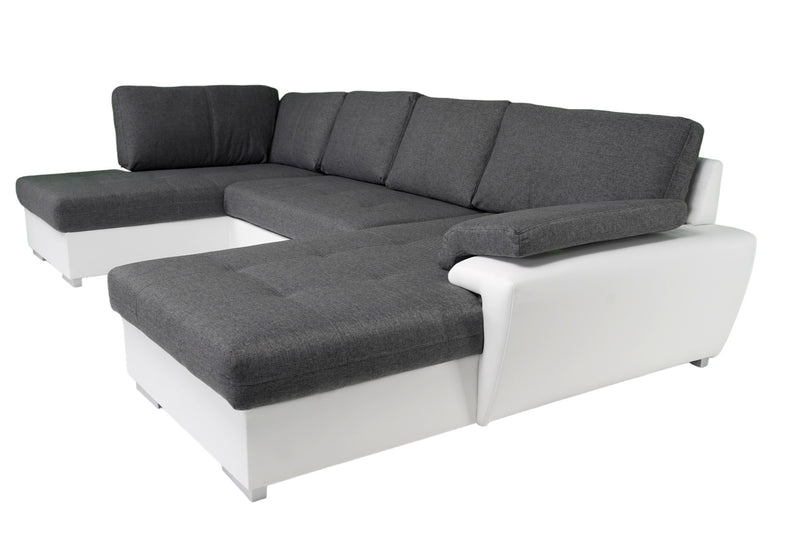 Sectional TOKIO Maxi with FULL XL Sleeper and bedding storage