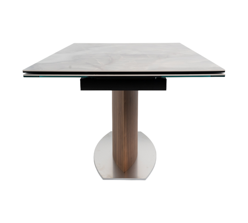 Extendable Dining Table ARNARDO with ceramic top