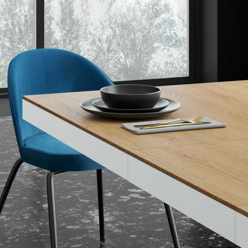 Dining Table MOKA with 2 Extensions