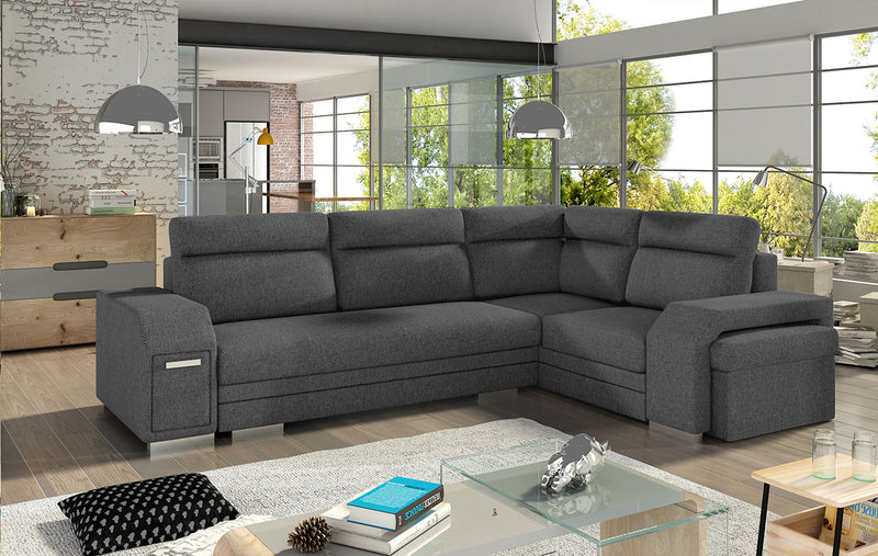 Sectional FULL XL Sleeper Sofa MAGNUS S with storage, SALE