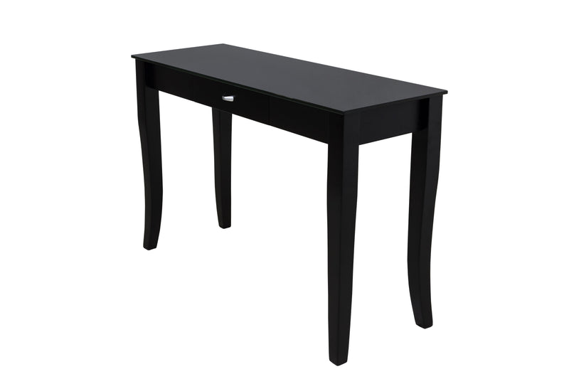 Black Console Table FINEZIA with drawer