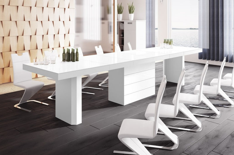 Dining/ Conference Room Table KOLOS  with 4 extension, for up to 20 people