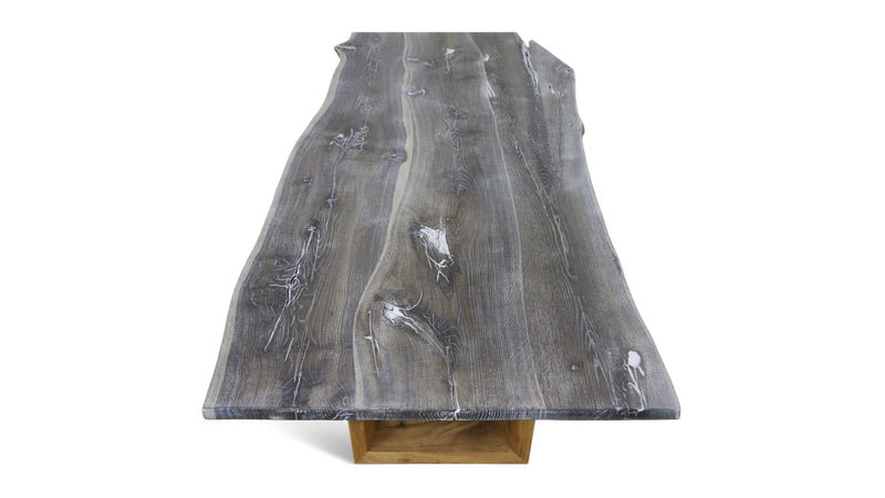 Oak wood Dining Table Baum- Kante 200