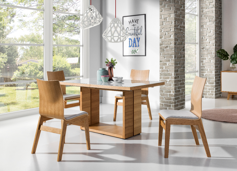 Wooden Dining Set MADERA with 4 chairs