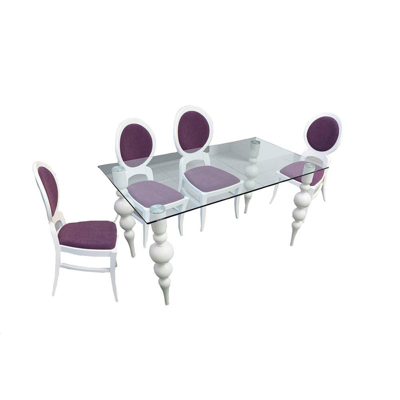 Glass Top Dining Table DELUXE