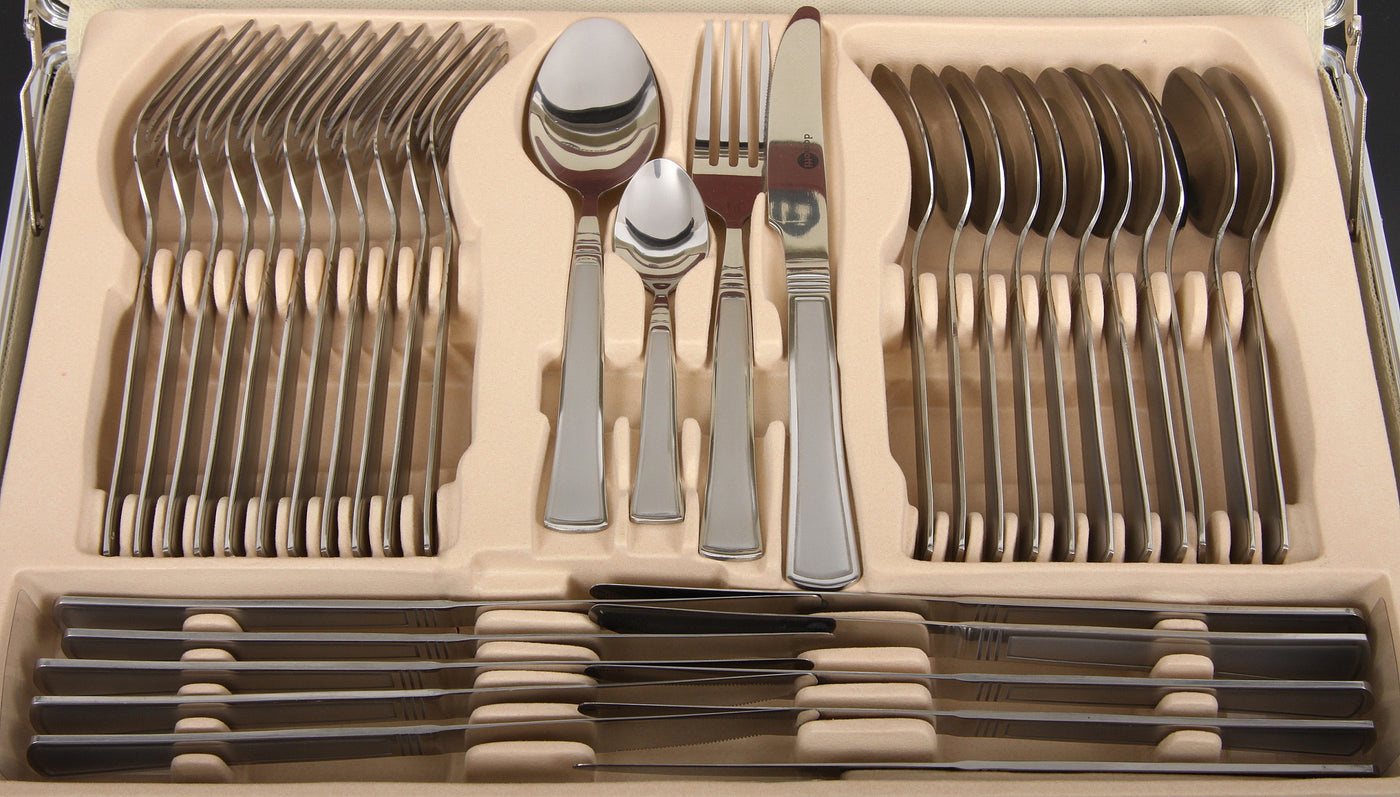 Cosy House Collection Juego de cubiertos de acero inoxidable de 20 piezas,  juego de cubiertos para 4 personas, incluye cuchillos, tenedores, cucharas