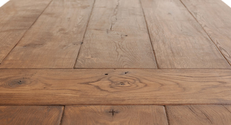 EDDER - L Oak wood Dining Table