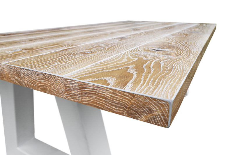 Castle-A Oak wood Dining Table