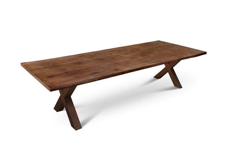 Solid Oak wood Dining Table Castle-X
