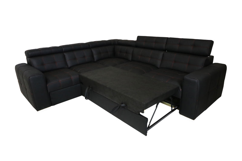 Sleeper Sectional IRYS with storage and FULL size sleeper, Right