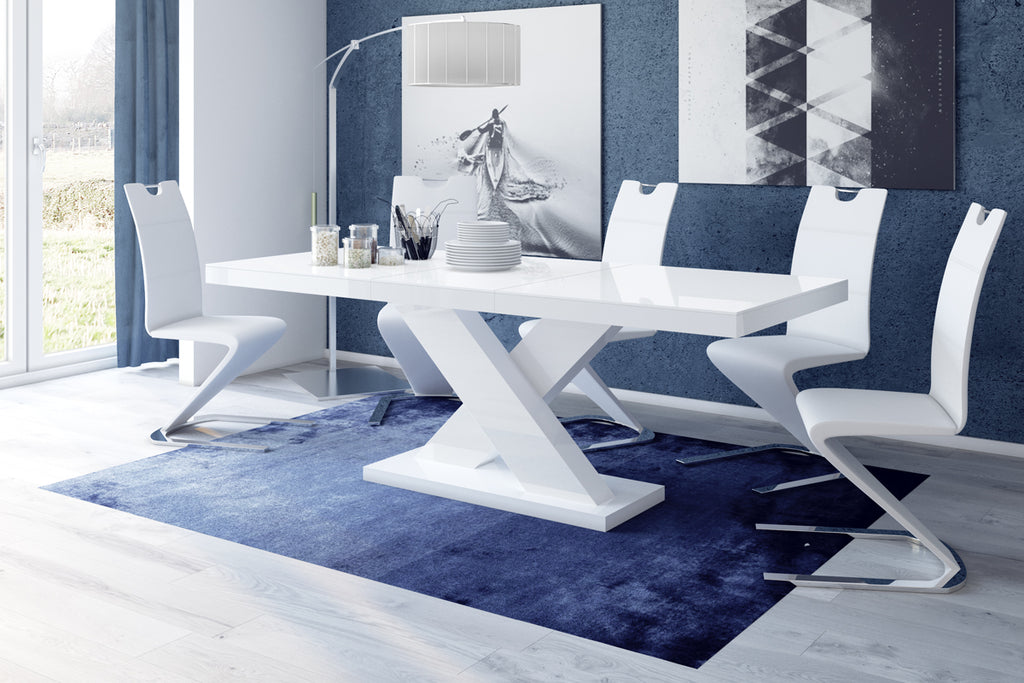 Dining Table XENON with 1 Extension for up to 8 people