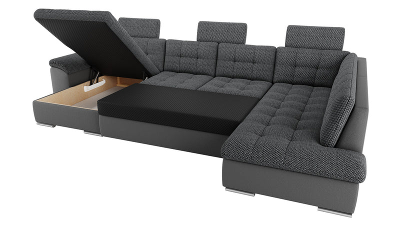 Sectional Sleeper Sofa LINDA with storage