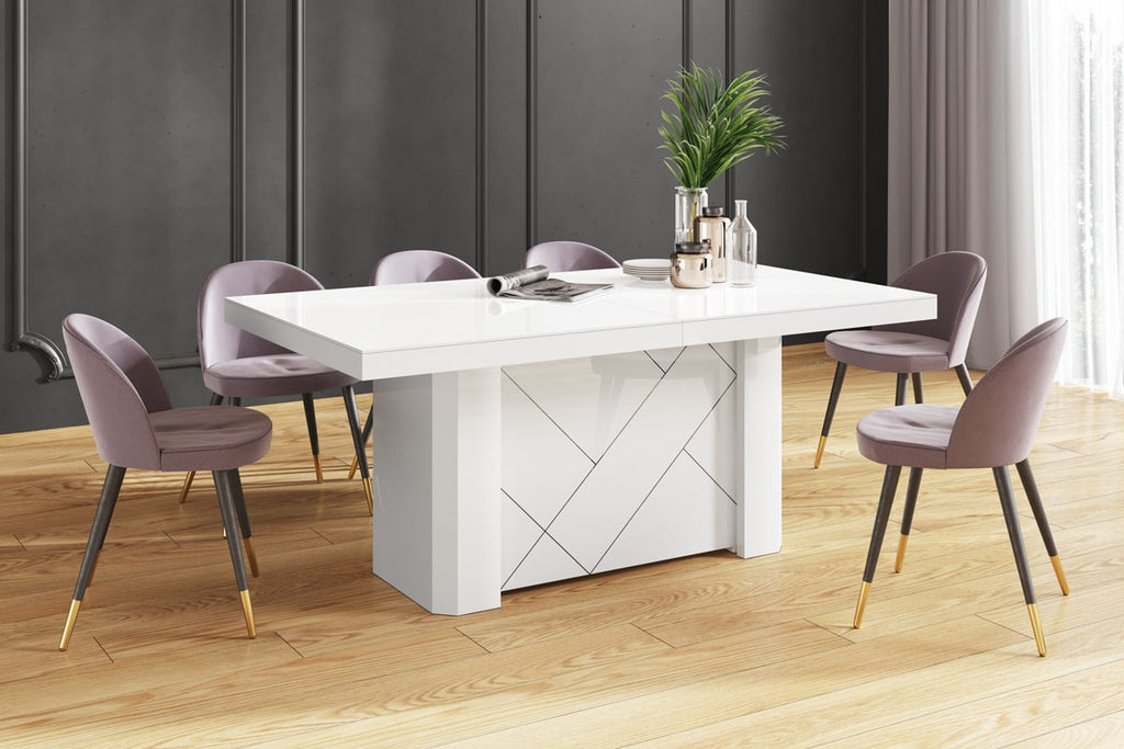 Dining table with 6 extensions LOSOK Max for up to 20 people