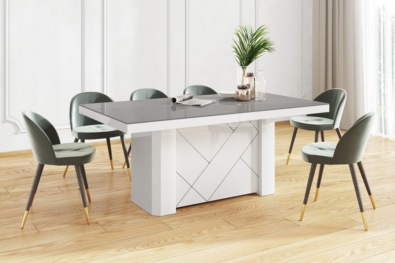 Dining table with 6 extensions LOSOK Max for up to 20 people