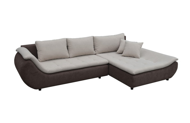Sectional FULL size Sleeper Sofa PRATO with storage