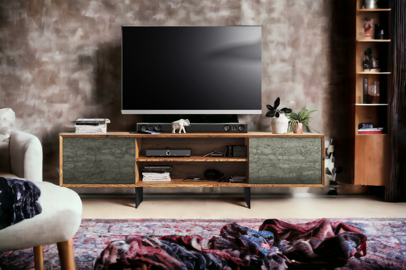 Solid Wood 78 inch TV Stand IDA